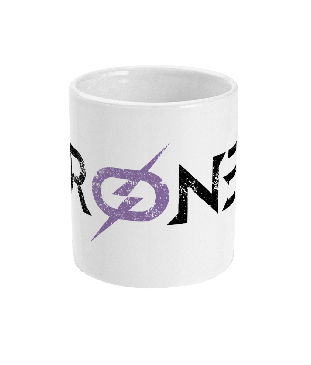 CM01: Drones Logo Design (11oz White Coffee Mug) - Image 3