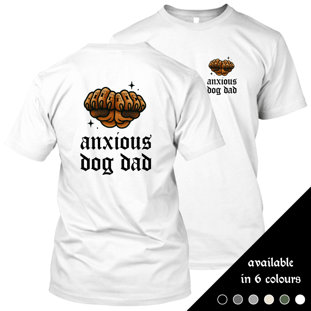 GD05-DS (White) Anxious Dog Dad - FRONT+BACK2