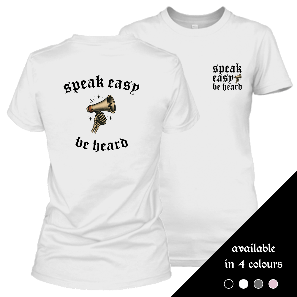 GD95-DS (White) Be Heard - FRONT+BACK2