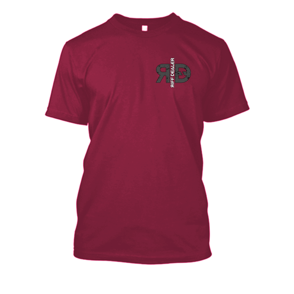 GD01-DS: Riff Dealer (Regular Fit Red T-Shirt) - Image 2